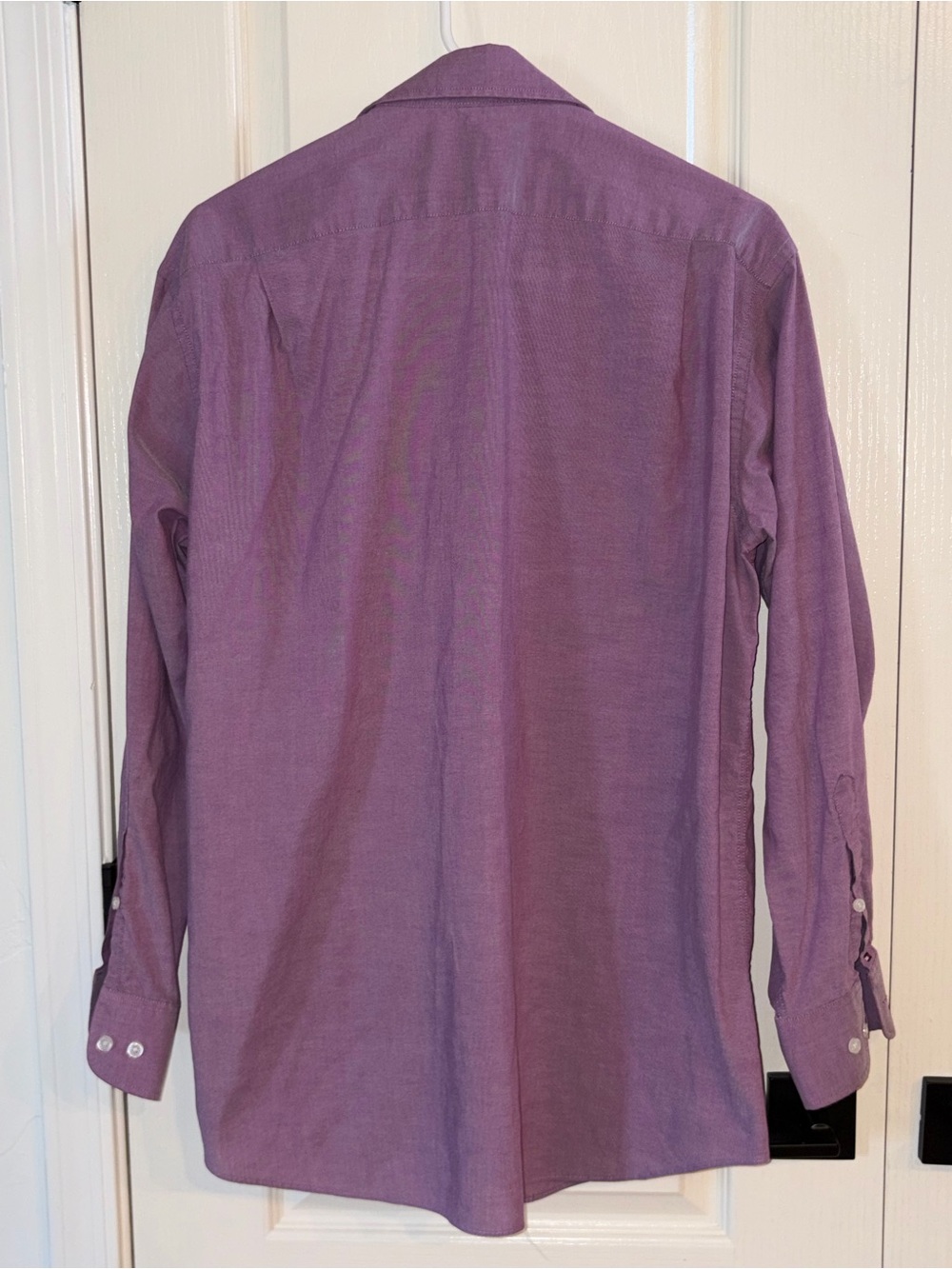 Tommy Hilfiger Men's Lavender Button-Up Dress Shirt, Size L - Picture 3 of 3